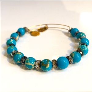Turquoise Beaded Alex And Ani Braclet🌎